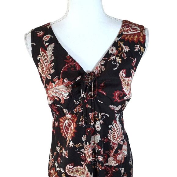 WHITE STAG BLACK,BEIGE, & RUST DRESS SZ.L EUC - Picture 2 of 8